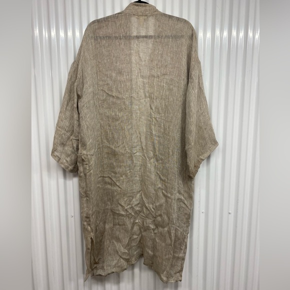 Brand new Eileen Fisher linen open cardigan - Picture 2 of 5